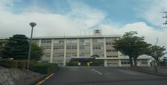 西尾市の県立西尾東高等学校です